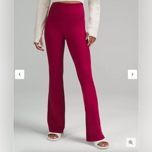 Lululemon Groove Super-High-Rose Flared Pant Nulu